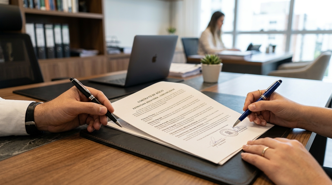 contrato de sócio na contabilidade