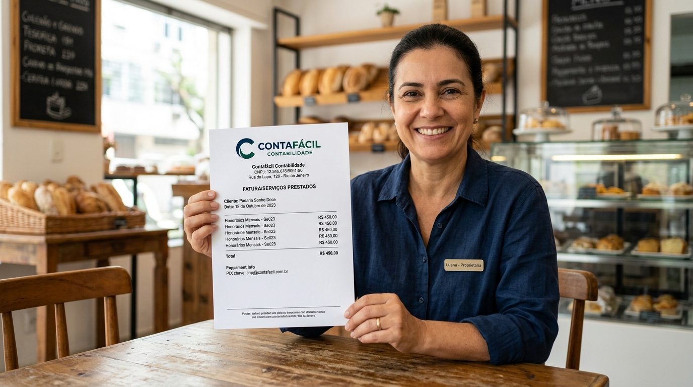 identidade visual para contabilidade pequena