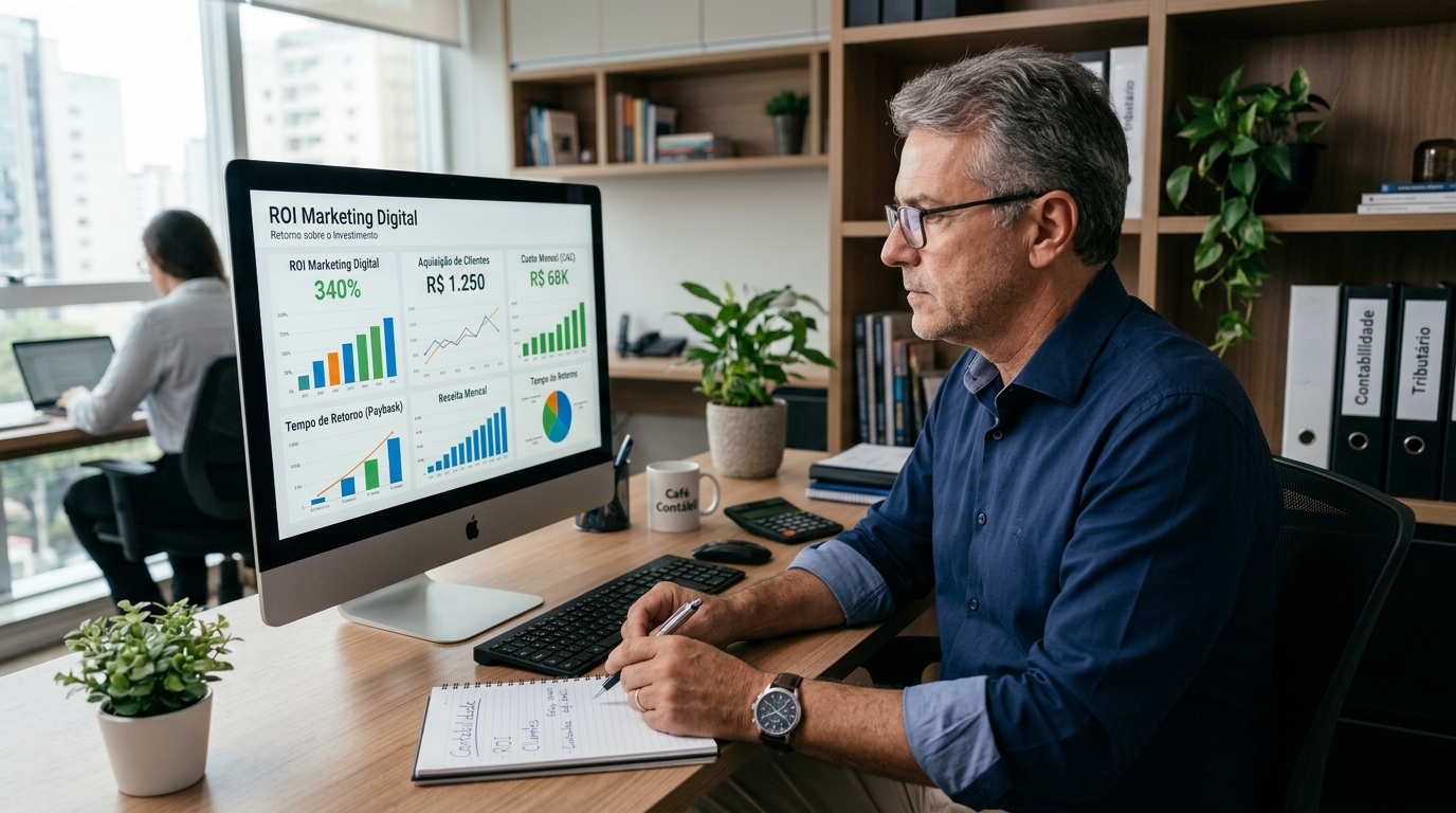 roi marketing digital contabilidade tempo retorno