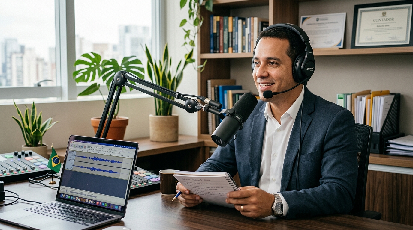 Podcast para Escritório Contábil: Roteiro de Episódios 2026